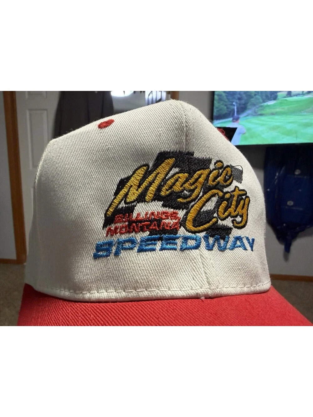 Vintage Magic City Speedways SnapBack Hat / Billings Montana